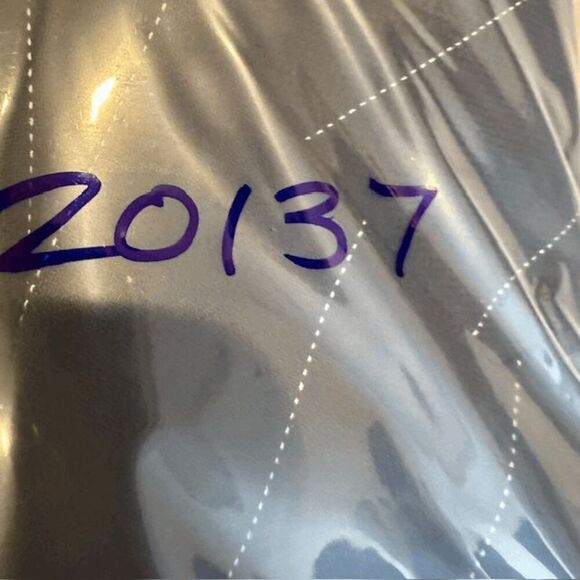 NWT Vintage Wool Rodier Blazer Dress Double Breasted Navy Pinstripe Size 12 (44) - Picture 13 of 13